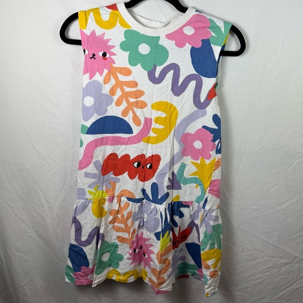 H&M Colorful Abstract Dress Girls Size 8/10